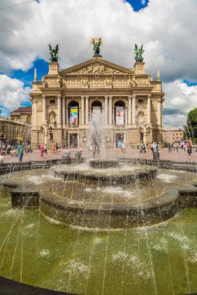 Opera Theatre in Lviv — Stock Photo, Image