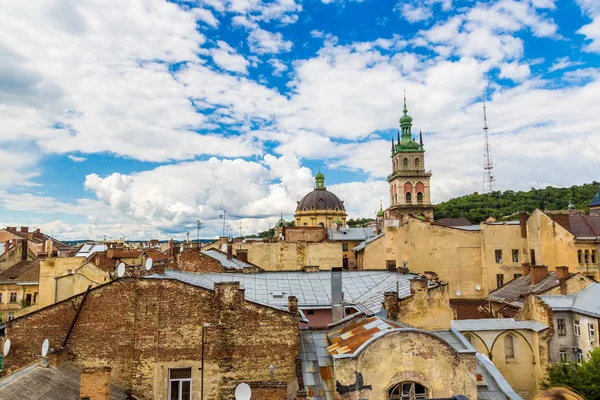 Vista de pájaro de Lviv —  Fotos de Stock