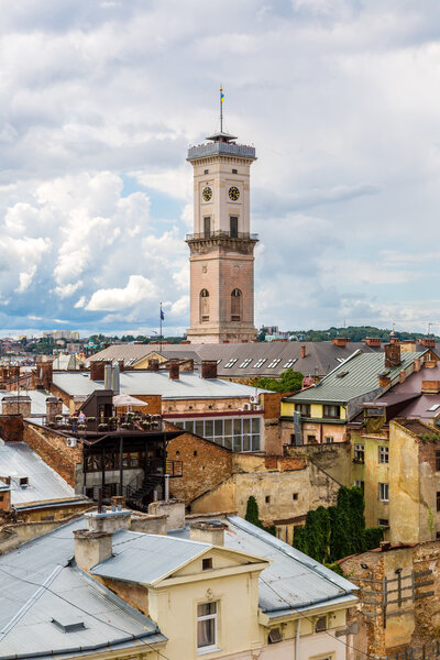 Lviv bird's-eye view