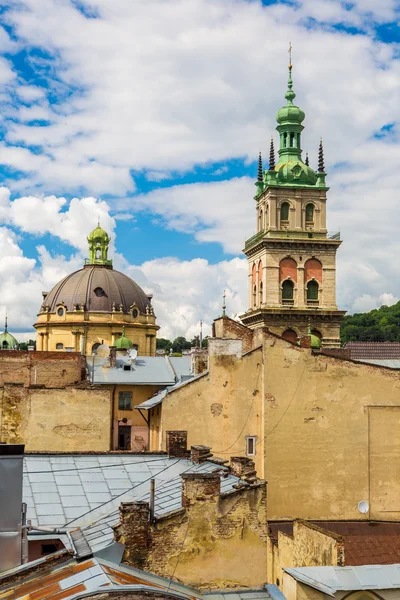 Vista de pájaro de Lviv —  Fotos de Stock