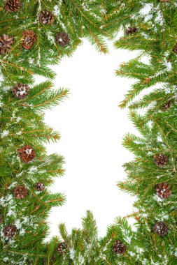 Noel arkaplanı. Eve çerçevesi