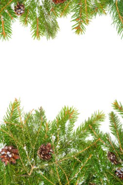 Noel arkaplanı. Eve çerçevesi