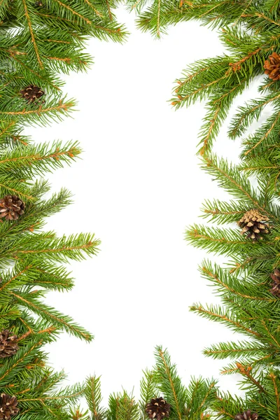 Weihnachtlicher Hintergrund. Rahmenwerk für Vorabend — Stockfoto