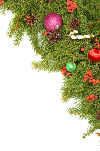 Weihnachtlicher Hintergrund. Rahmenwerk für Vorabend — Stockfoto