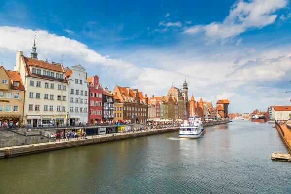 Řeka Visla v Gdaňsku — Stock fotografie