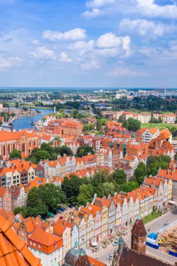 Gdansk havadan görünümü