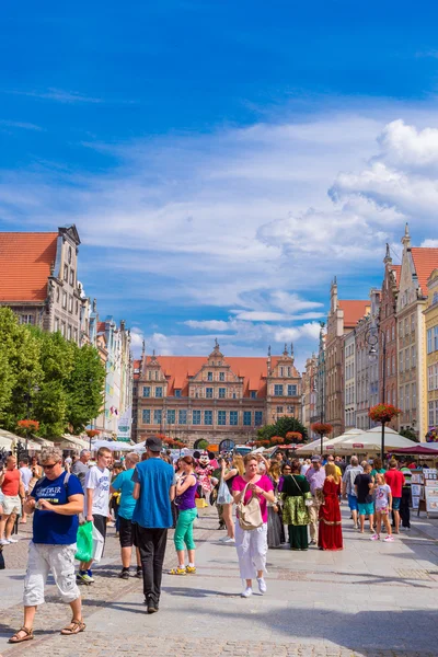 Gdańsk stare miasto — Zdjęcie stockowe