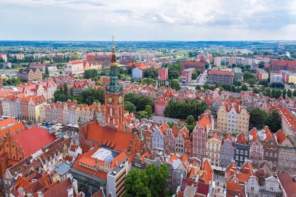 Gdansk aerial view — Stock Photo, Image