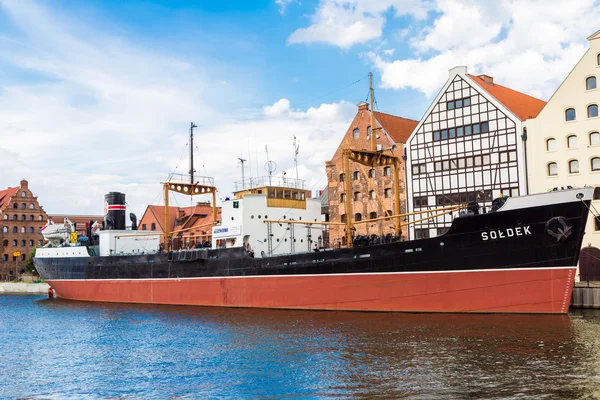 SS Soldek i Gdansk — Stockfoto