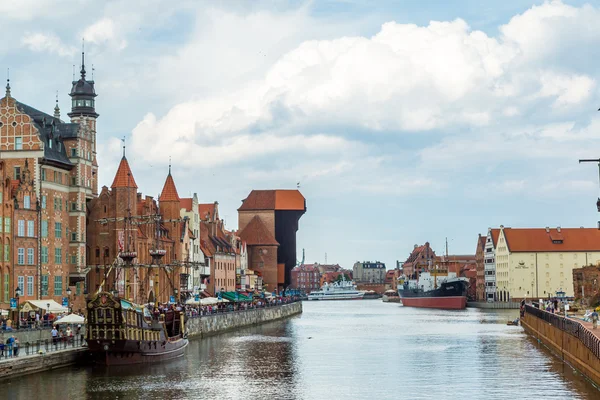 Floden Vistula i Gdansk — Stockfoto