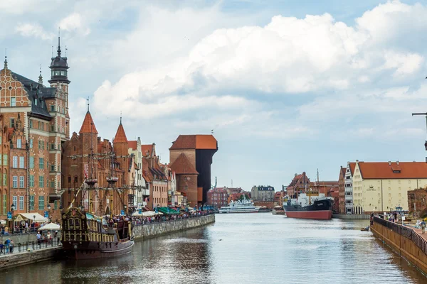 Río Vístula en Gdansk — Foto de Stock