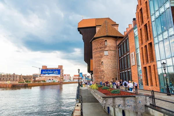 Gdansk port crane Stock Picture