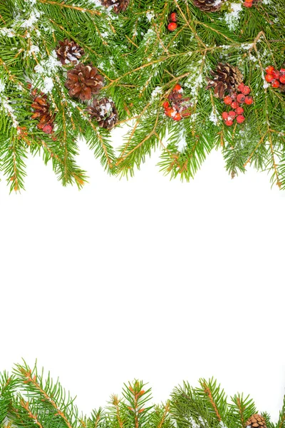 Jul ram med tall grenar — Stockfoto