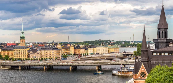 Panorama över gamla stan — Stockfoto