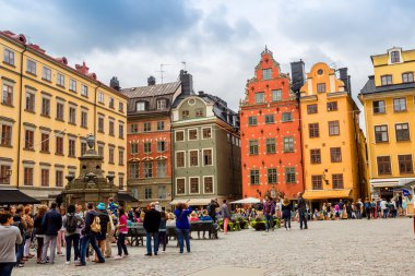 Gamla stan Stortorget yerde
