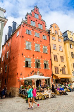 Gamla stan Stortorget yerde