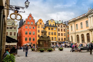 Gamla stan Stortorget yerde