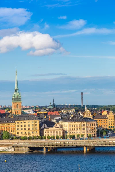 Den gamla delen av Stockholm, — Stockfoto