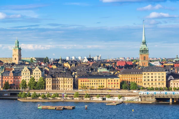 Den gamla delen av Stockholm, — Stockfoto