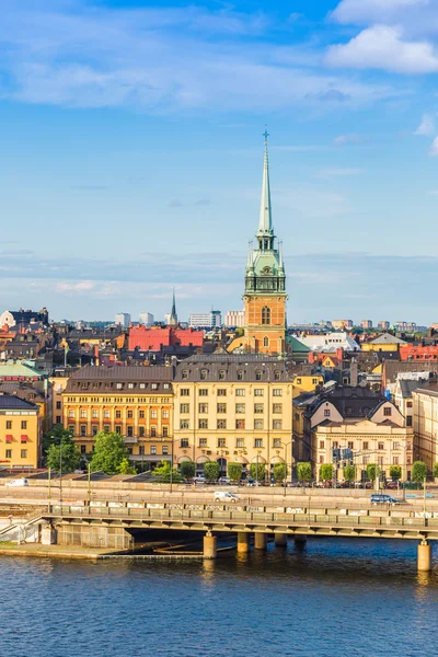 Den gamla delen av Stockholm, — Stockfoto