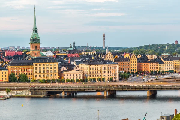 Gammal del av Stockholm — Stockfoto