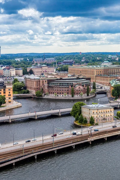 Panorama över gamla stan — Stockfoto