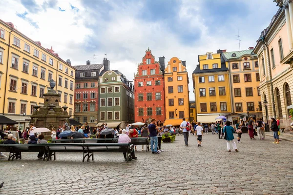 Stortorget helyét a Gamla stan — Stock Fotó