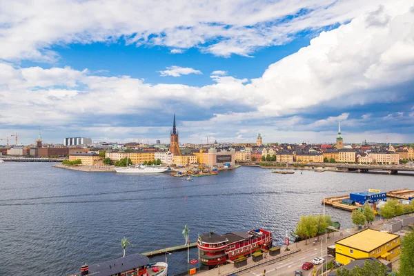 Старая часть Стокгольма — стоковое фото