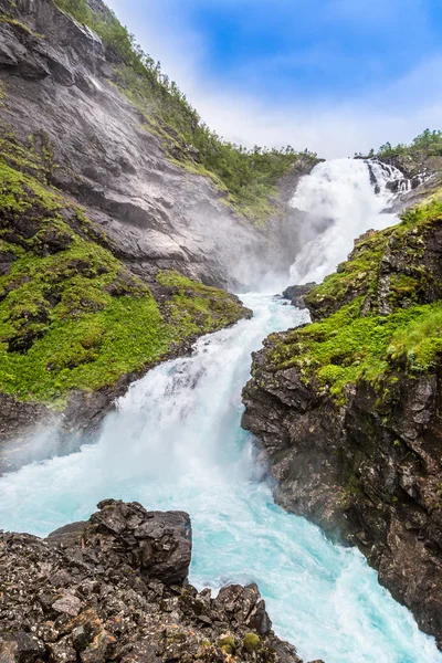 Vattenfall i Norge — Stockfoto