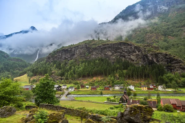Paese paesaggio estivo, Norvegia — Foto Stock