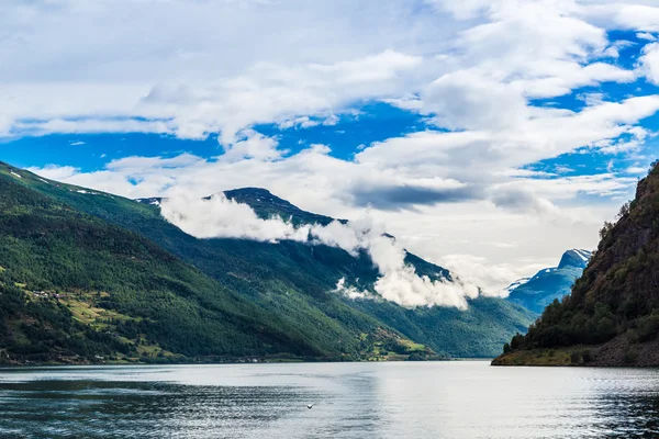 在挪威 sognefjord — 图库照片