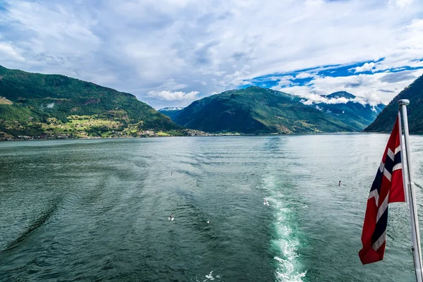 Sognefjord v Norsku — Stock fotografie