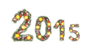 Noel ağacı dalları tarafından yazıldı 2015 numara