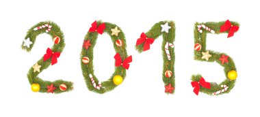 Noel ağacı dalları tarafından yazıldı 2015 numara