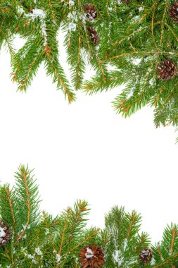 Noel arkaplanı. Eve çerçevesi