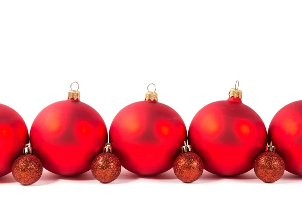 Red christmas ball — Stock Photo, Image