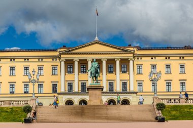 Royal Palace  in Oslo clipart