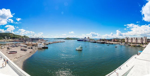 Oslo Norge Harbor — Stockfoto