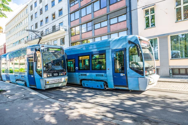 Tram urbain moderne — Photo