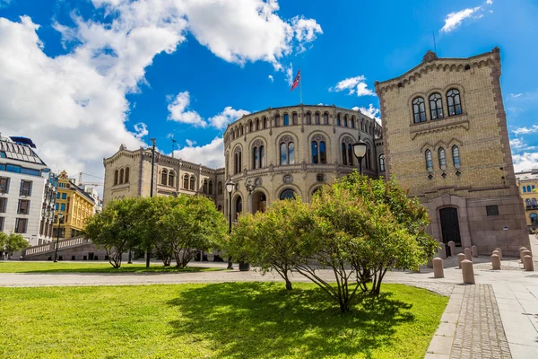 Edificio Parlamento noruego — Foto de Stock