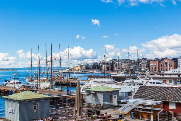 Oslo, Norvégia Harbor — Stock Fotó