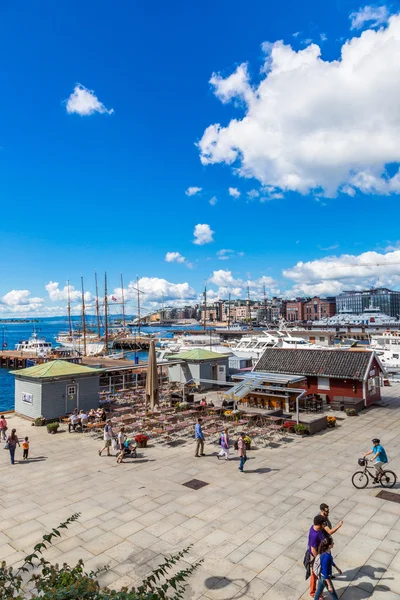 Oslo Noorwegen Harbor — Stockfoto