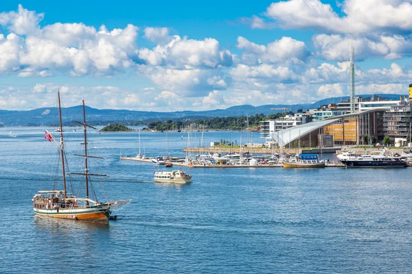 Oslo, Norvégia Harbor — Stock Fotó