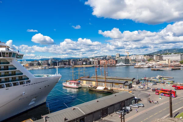 Oslo Norge Harbor — Stockfoto