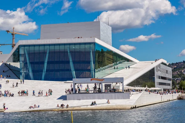 Opera w oslo — Zdjęcie stockowe