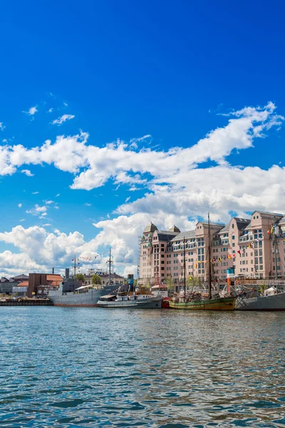 Oslo Panorama a přístav — Stock fotografie