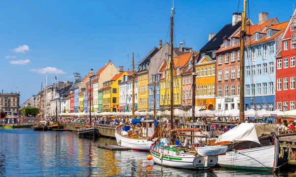 Famoso distretto di Nyhavn — Foto Stock