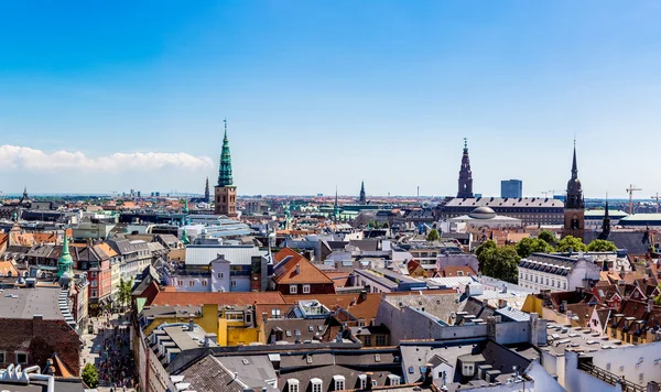 Copenhagen panorama görünümünü — Stok fotoğraf