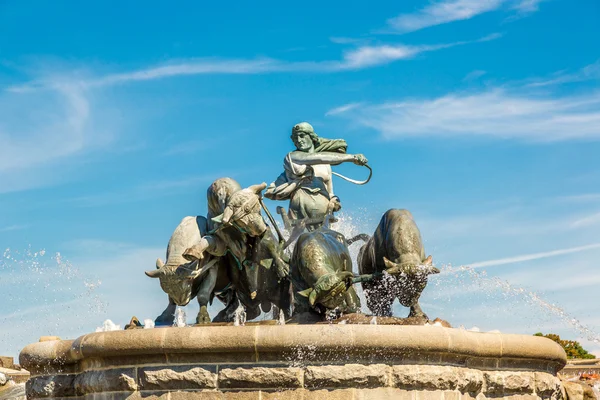 The Gefion fountain in Copenhagen — Stock Photo, Image