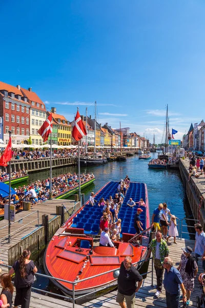 Slavné čtvrti Nyhavn — Stock fotografie